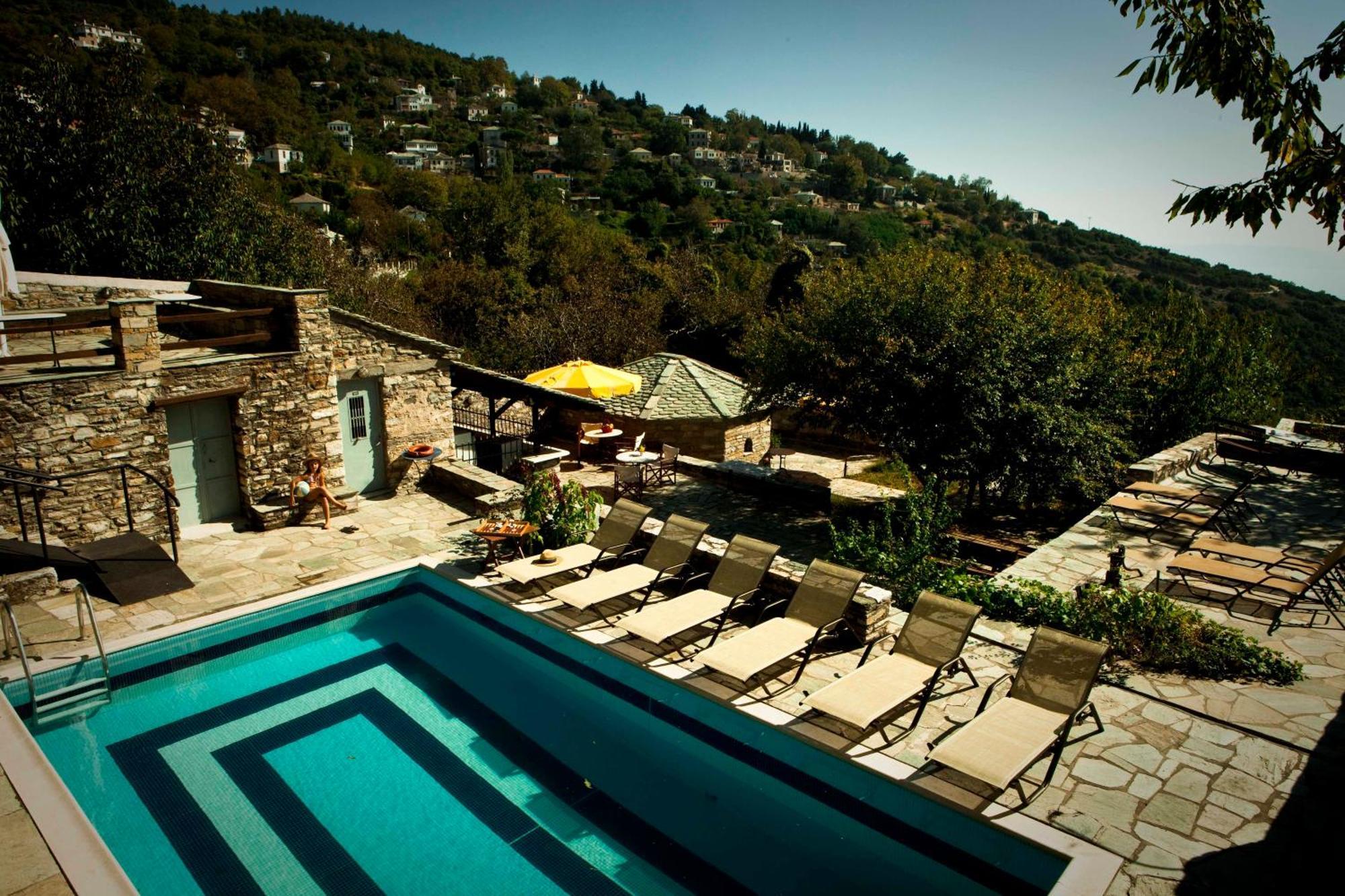 Hotel Archontiko Stathopoulou Agios Georgios Nileias Esterno foto